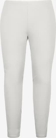 Skinny Leggings Ulla Popken en blanc : devant