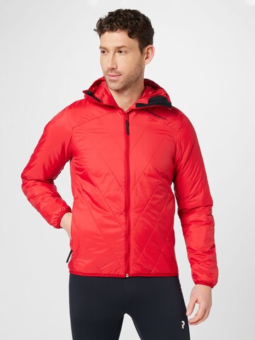 Giacca per outdoor di PEAK PERFORMANCE in rosso: frontale