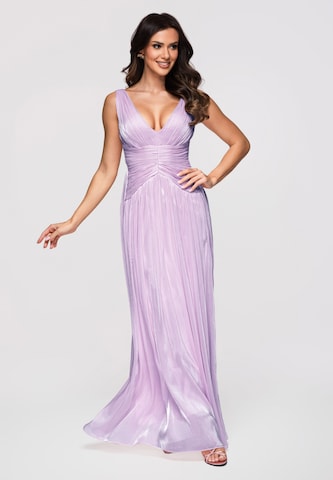 Robe de soirée Ombre en violet