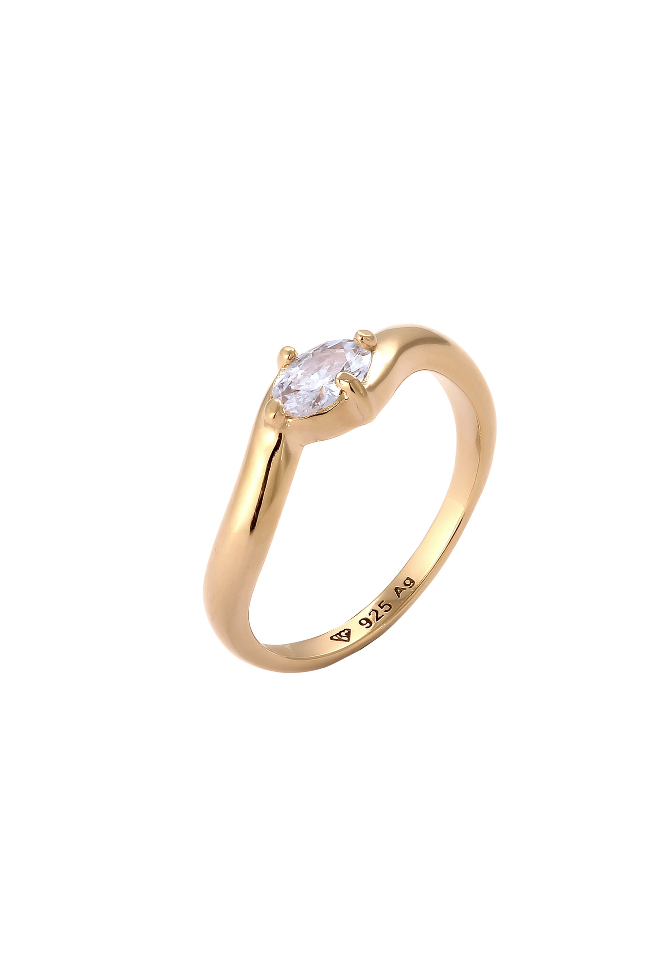 Bague ELLI en or : devant