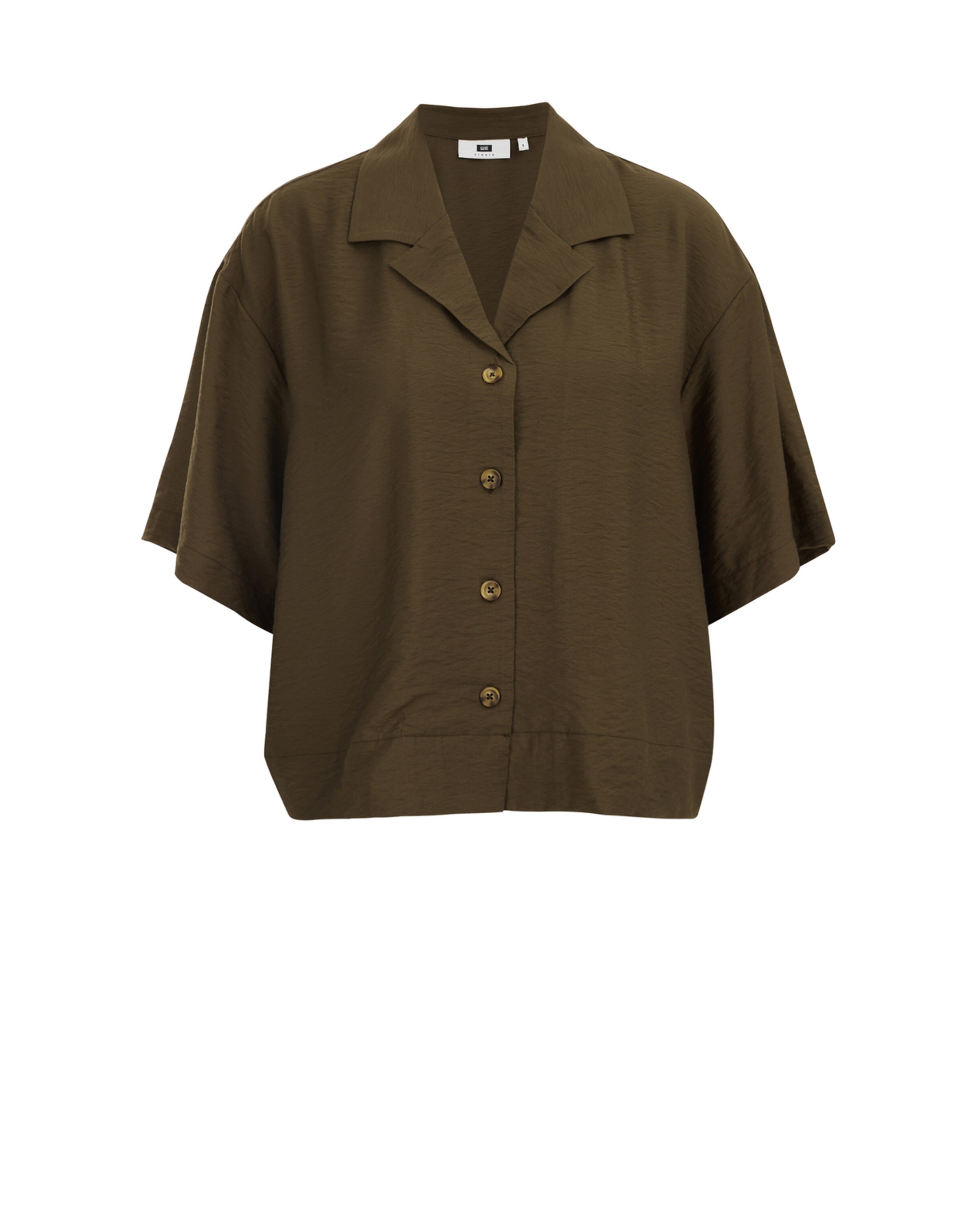 WE Studio Bluse in Grün: Vorderseite