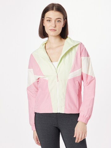 ASICS - Chaqueta de chándal en rosa: frente