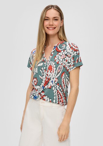 s.Oliver Shirt in Blauw: voorkant