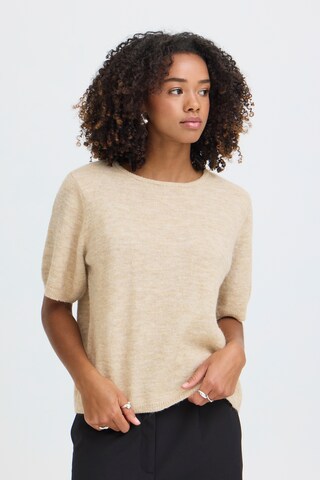 Pull-over 'IHKamara' ICHI en beige : devant
