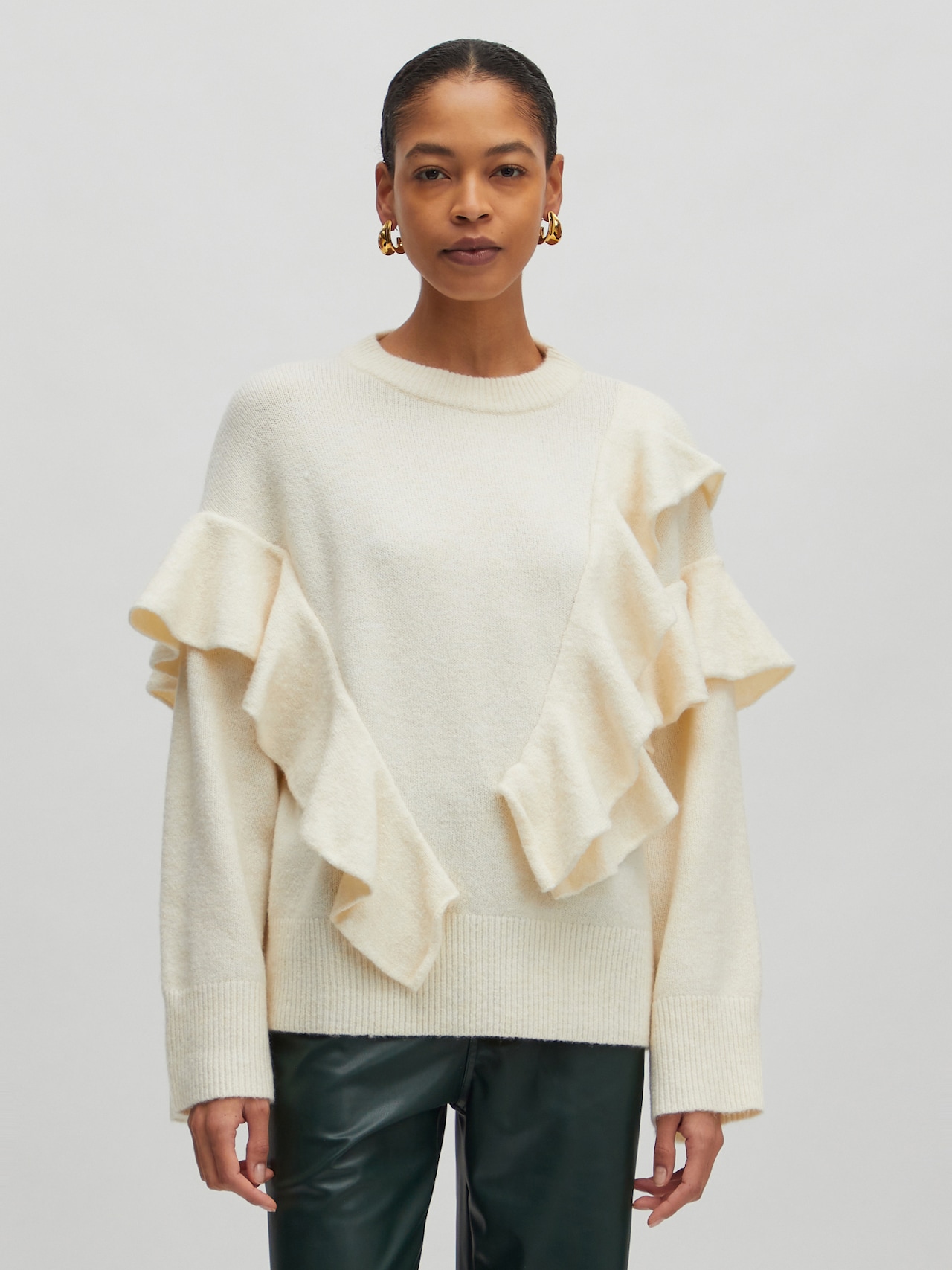 EDITED Pullover 'Zoe' creme