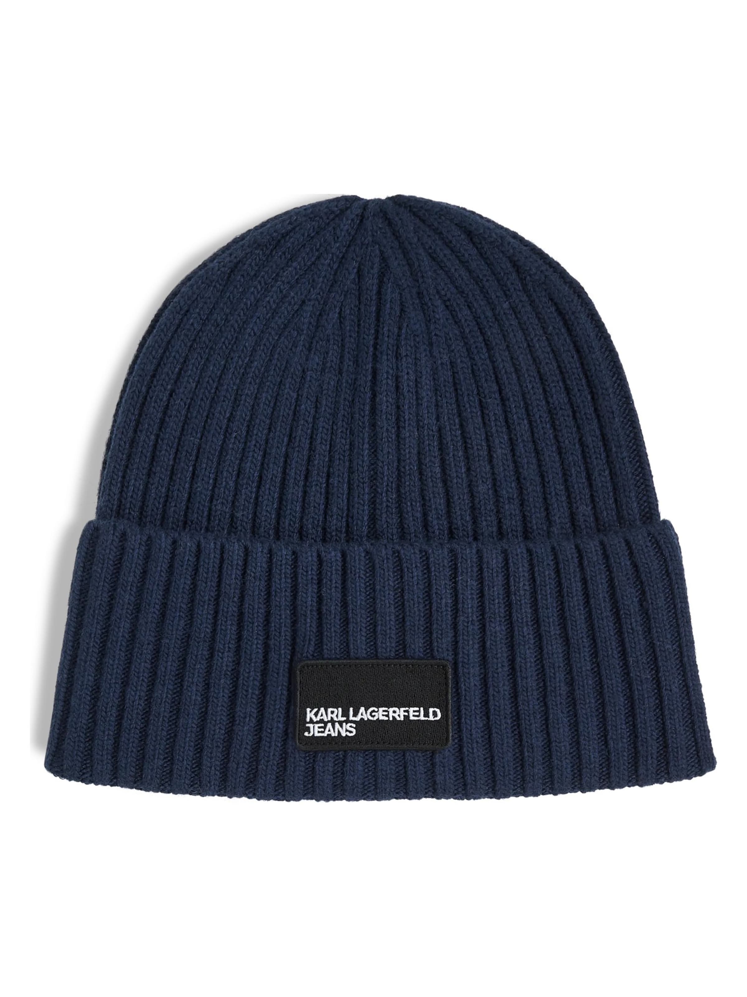 Berretto di KARL LAGERFELD JEANS in blu: frontale