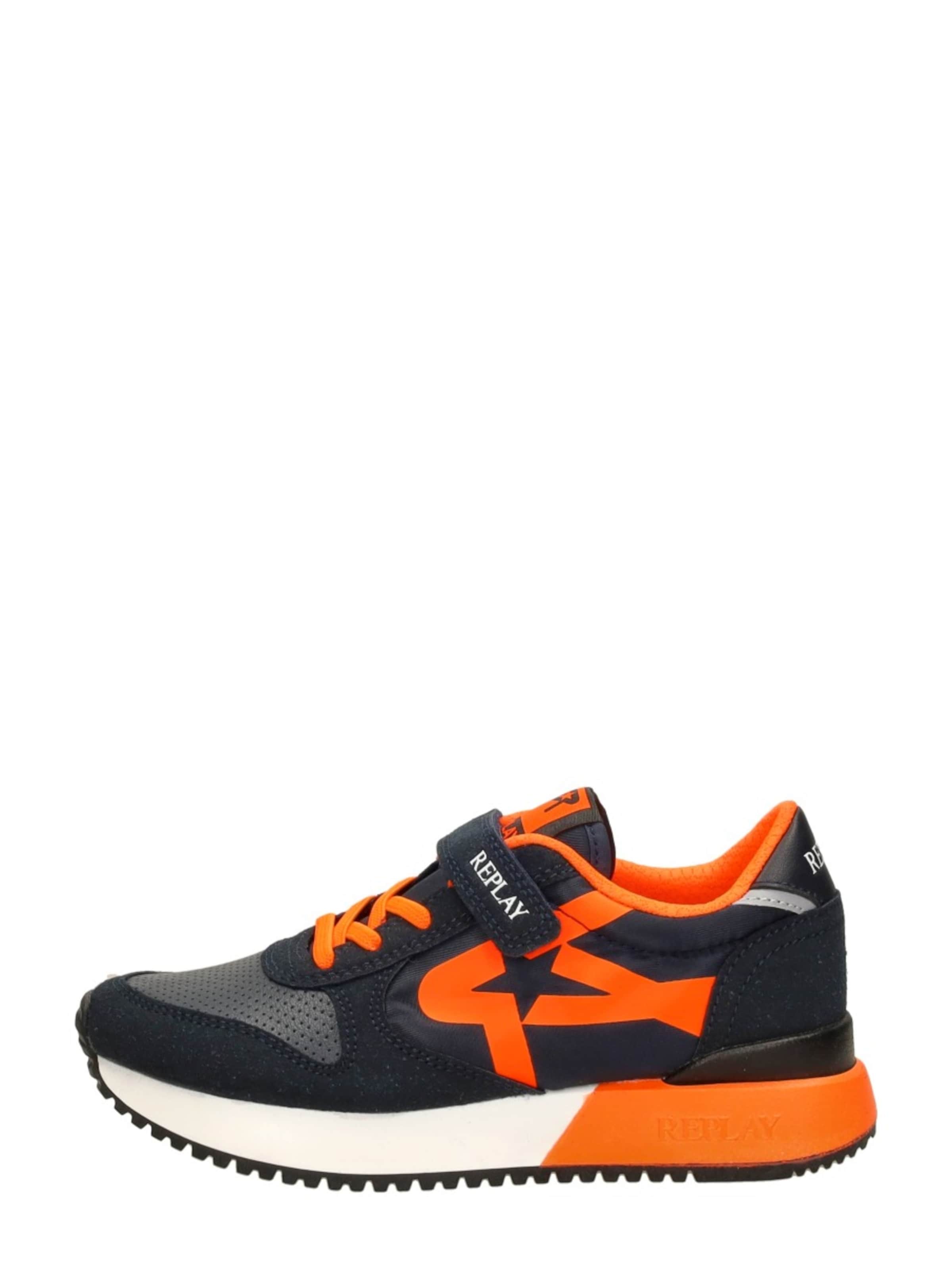 REPLAY Sneakers 'Fiber JR 1' in Blauw: voorkant