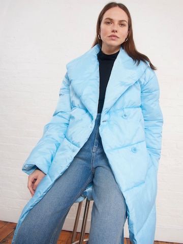 Manteau d’hiver 'Elodie' Aligne en bleu