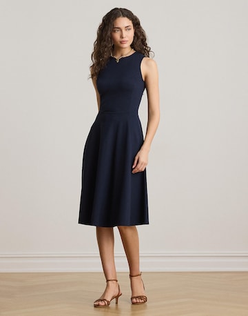 Lauren Ralph Lauren Jurk 'MODERN PONTE' in Blauw: voorkant