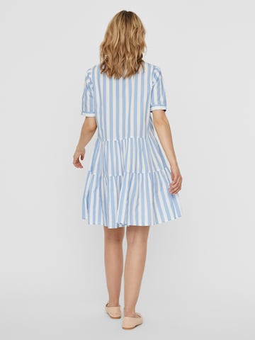 VERO MODA Shirt Dress 'Delta' in Blue