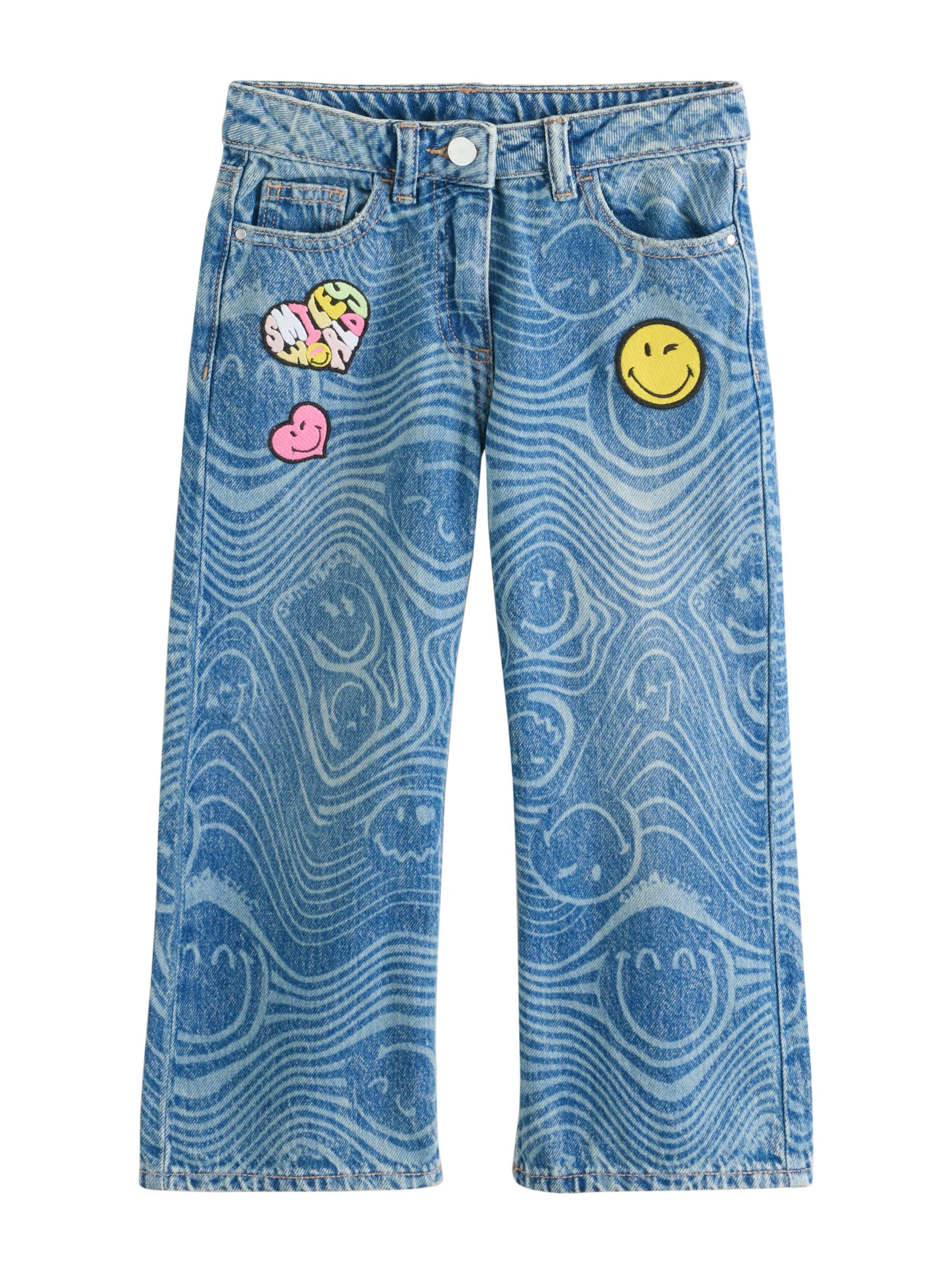 mėlyna Next Plačios klešnės Džinsai: priekis