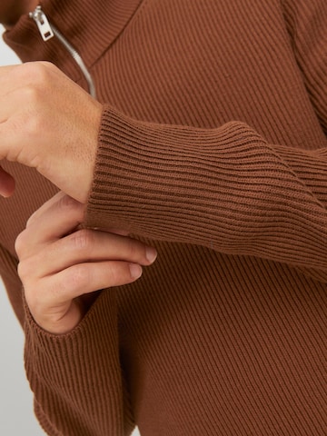 JACK & JONES Sweater 'Perfect' in Brown