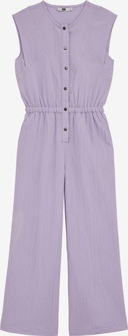 WE Fashion Overall värissä lila: etupuoli