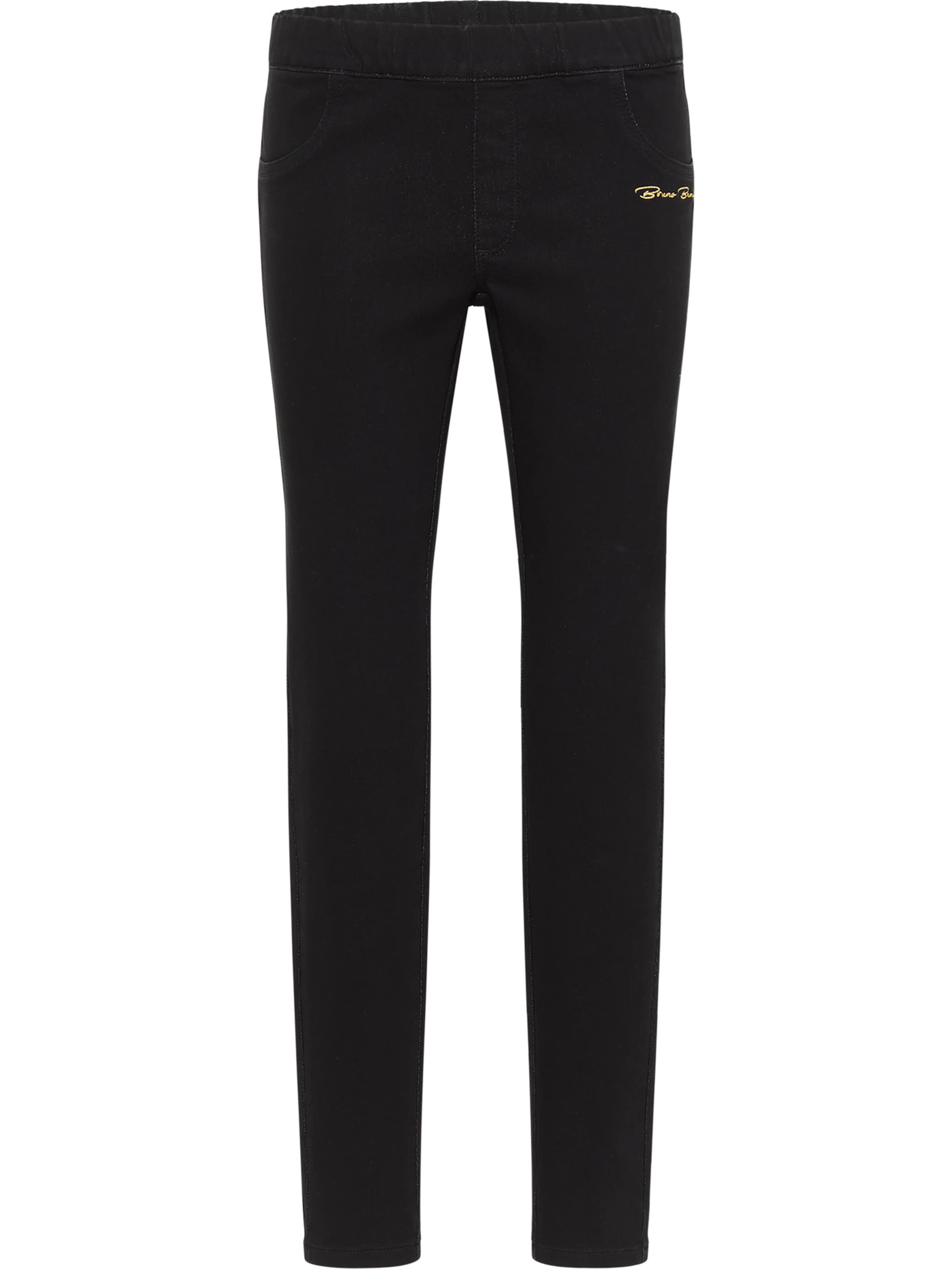 Bruno Banani Slimfit Hose 'Blackburn' in Schwarz: Vorderseite