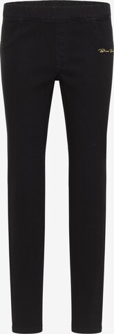 Coupe slim Pantalon 'Blackburn' BRUNO BANANI en noir : devant