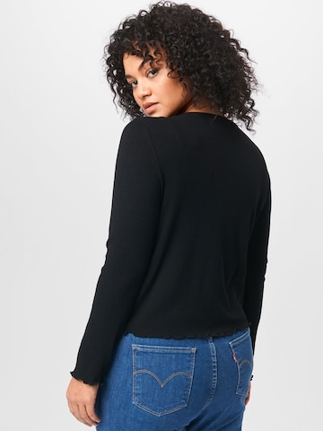 ABOUT YOU Curvy - Camisa 'Talea' em preto