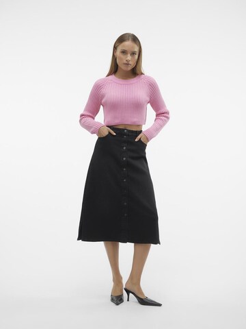 VERO MODA Rok 'NELLY' in Zwart