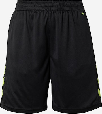 Hummel Regular Sportshorts in Schwarz: predná strana