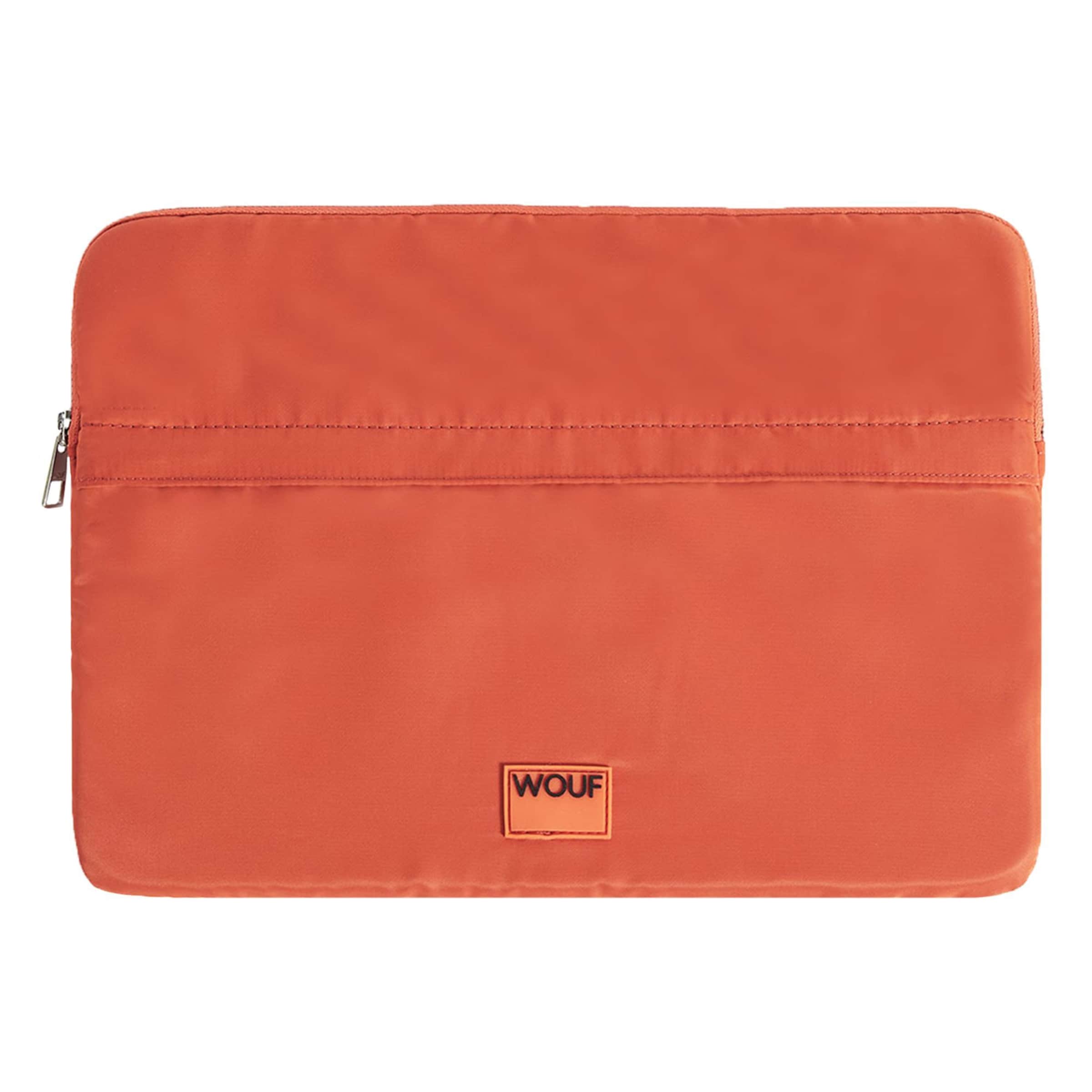 Wouf Laptop Bag in Orange: front