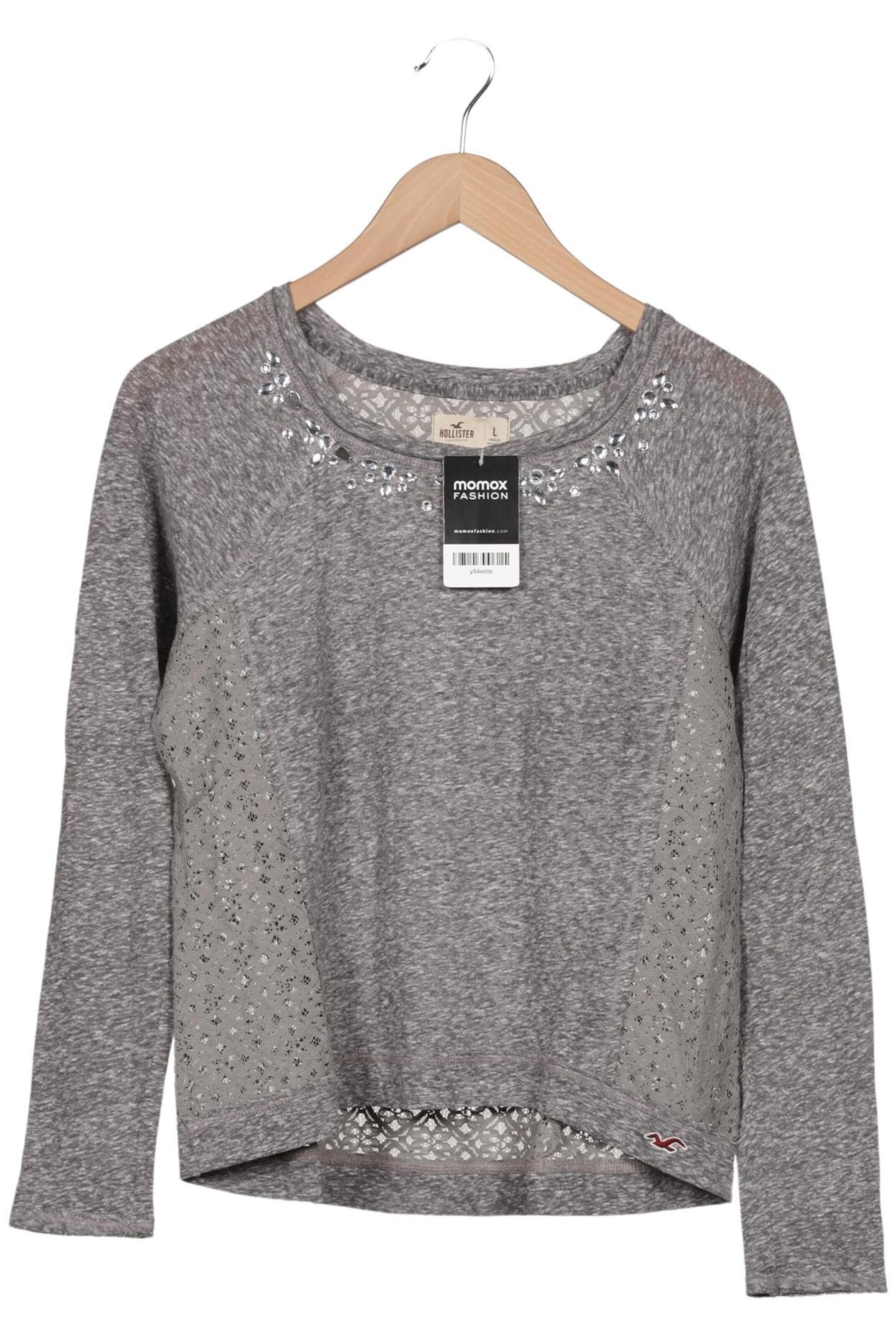 HOLLISTER Top & Shirt in 8XL in Grey: front