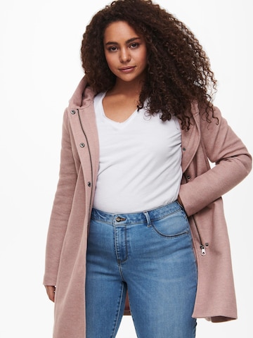 Manteau mi-saison 'Sedona' ONLY Carmakoma en rose