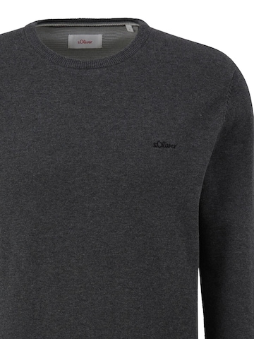 s.Oliver Pullover 'Basic'‌ in Grau
