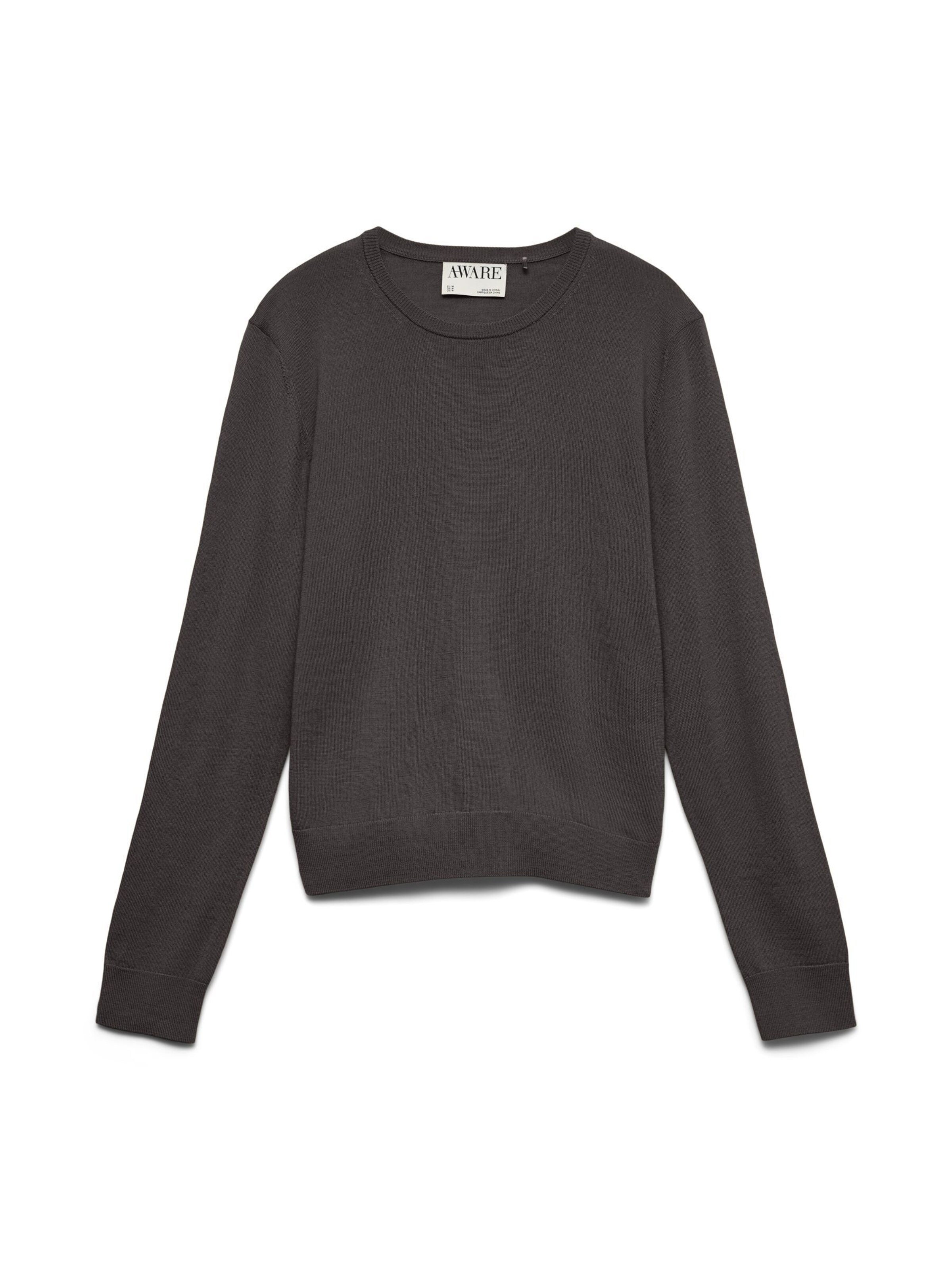 VERO MODA Sweater 'AWCara' in Brown: front