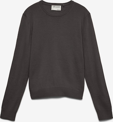 Pull-over 'AWCara' VERO MODA en marron : devant