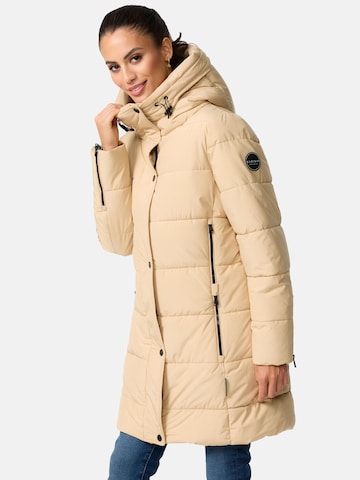 MARIKOO Χειμερινό παλτό 'Karumikoo XVI' σε μπεζ: μπροστά
