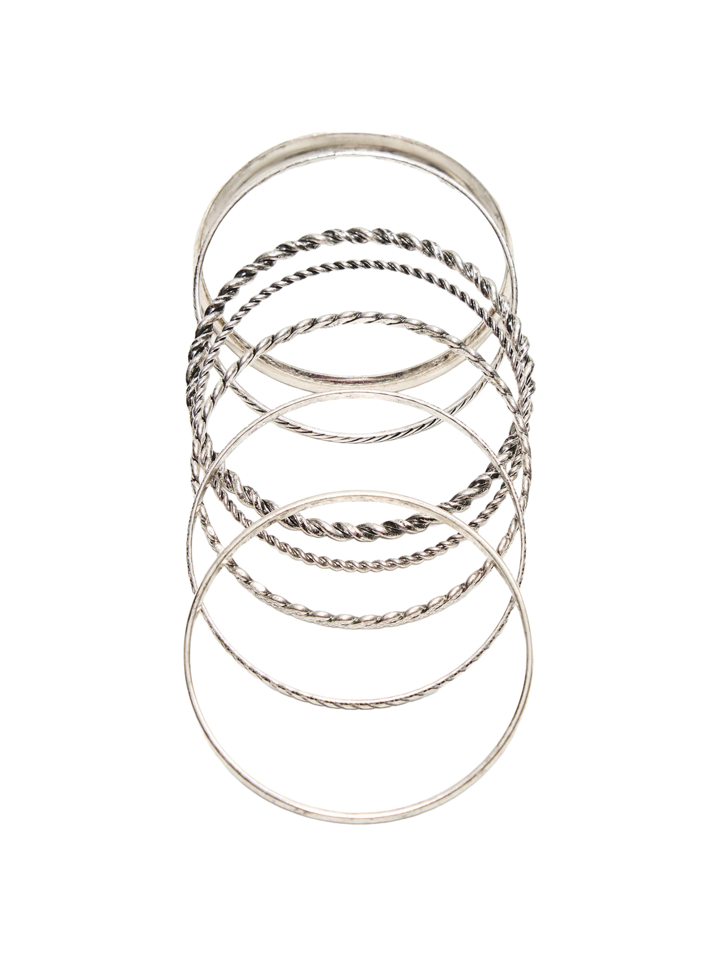 Bershka Bracelet en One Size en argent, Vue avec produit