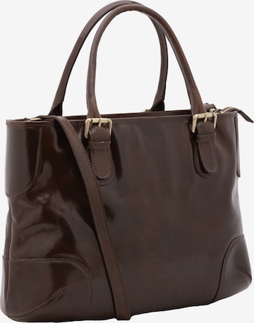 Borsa a tracolla di Viola Castellani in marrone: frontale