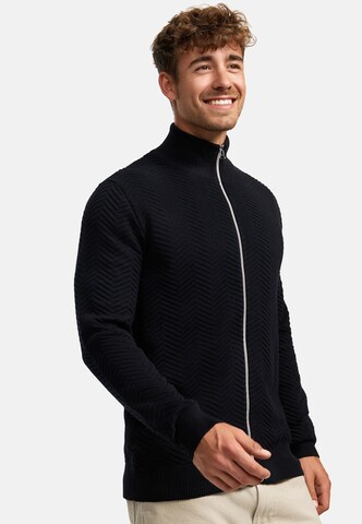 Kronstadt Strickjacke 'Carlo' in Schwarz