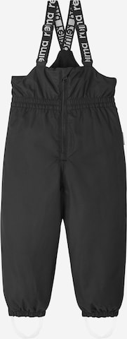 ReimaLoosefit Hlače za vanjske uvjete 'Matias' - crna boja: prednji dio