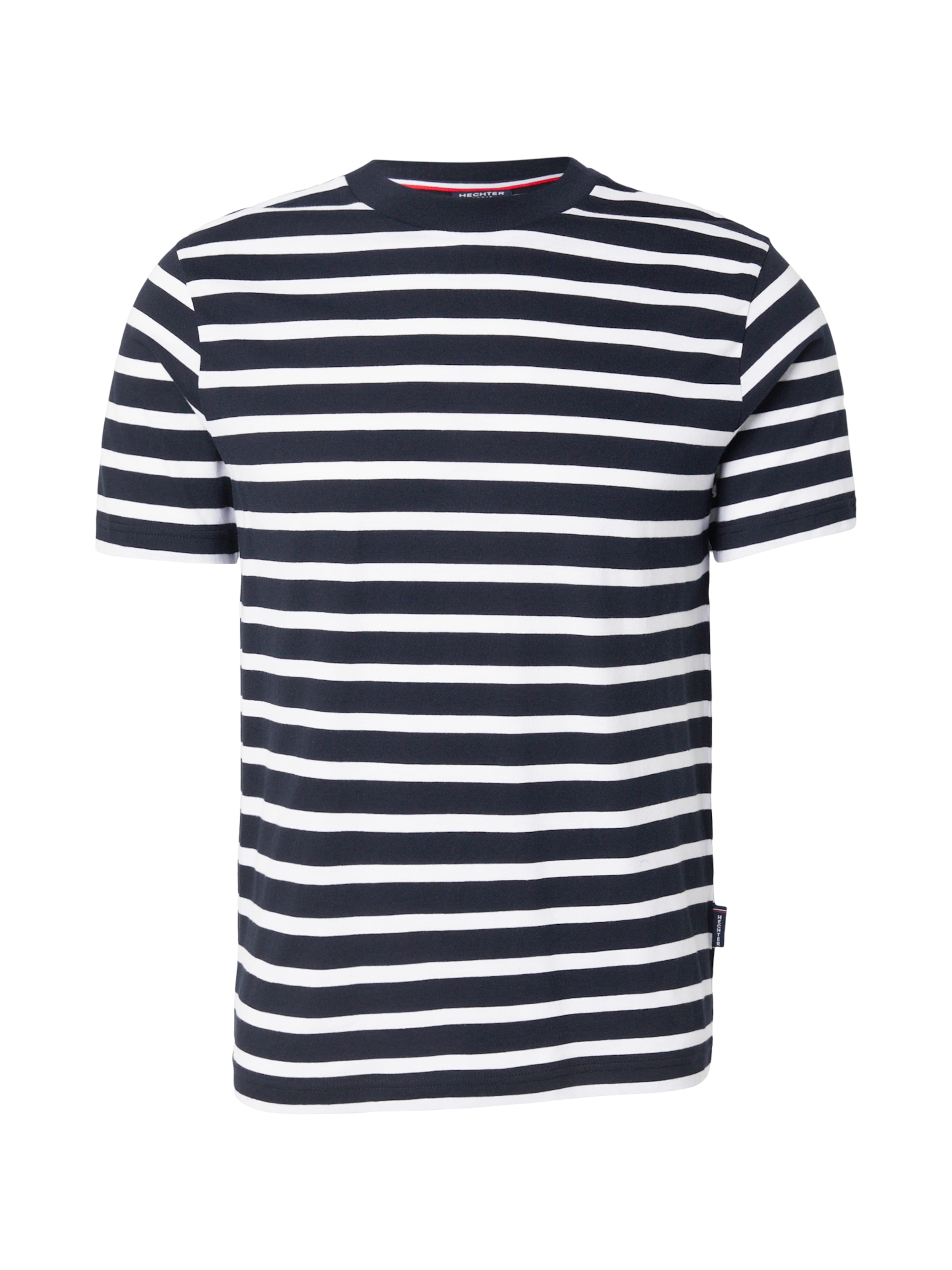 HECHTER PARIS Majica | mornarska / bela barva, Prikaz izdelka