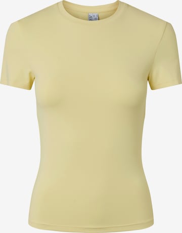 PIECES Shirt 'PCLULA' in Geel: voorkant