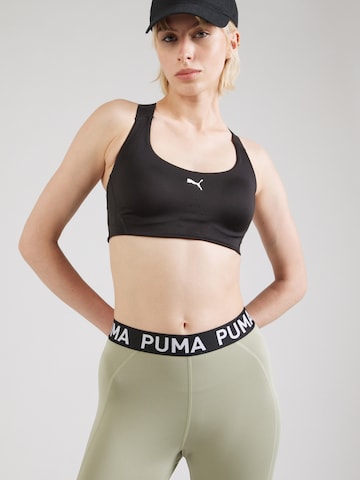 PUMA Korzet Športová podprsenka '4KEEPS' - Čierna: predná strana