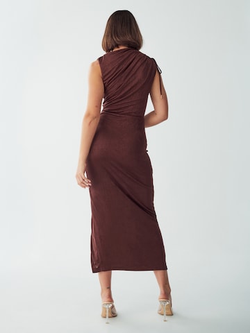 BWLDR - Vestido 'ETERNITY DRESS' en marrón: atrás