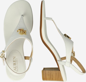 Tongs 'WESTCOTT' Lauren Ralph Lauren en blanc