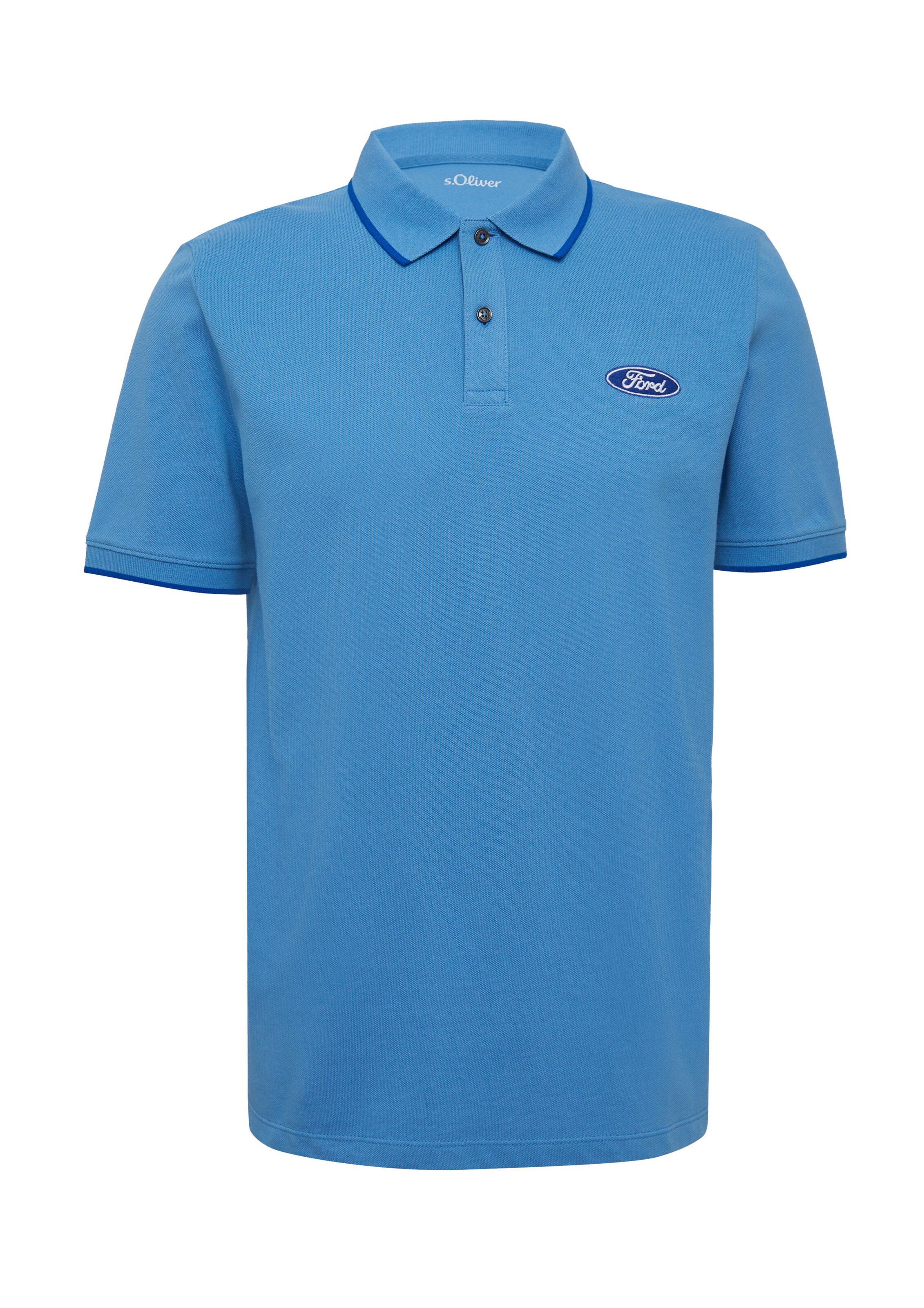 s.Oliver Shirt in Blauw: voorkant
