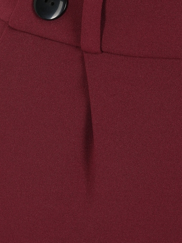 JDY Tall Regular Pleat-Front Pants 'GEGGO' in Red