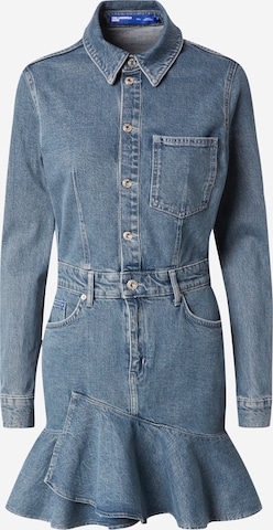 mėlyna KARL LAGERFELD JEANS Palaidinės tipo suknelė: priekis