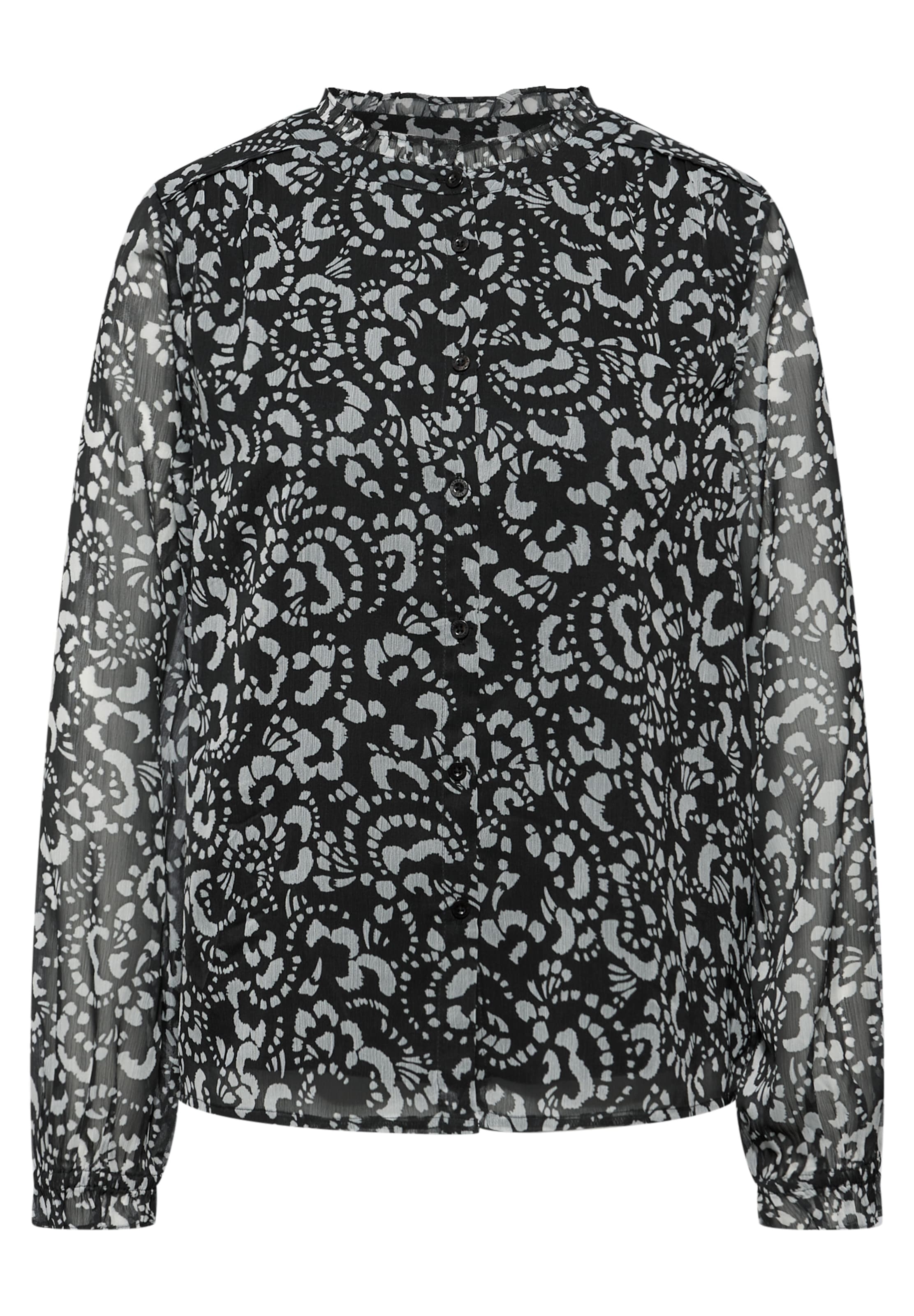 Street One Studio Bluse in Schwarz: Vorderseite