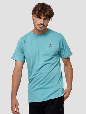 Mikon T-shirt 'Anker' i blå: framsida