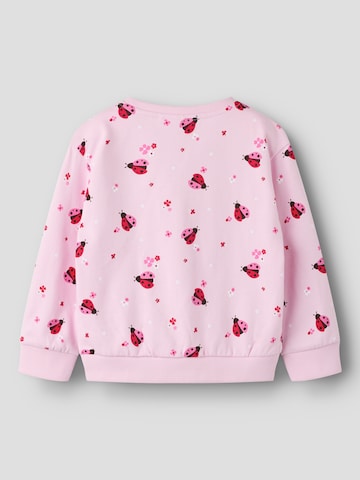 NAME IT Sweatshirt 'NMFBISSINE' i rosa