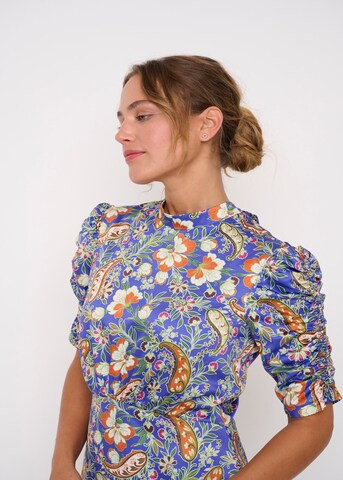 Robe de cocktail KLEO en mélange de couleurs