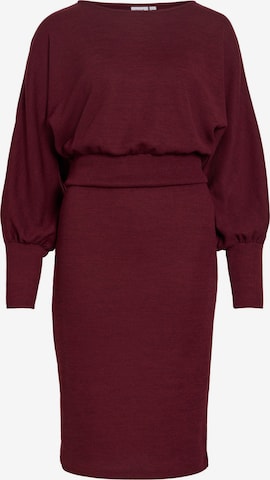 VILA - Vestido de punto 'VIRAFFI' en rojo: frente