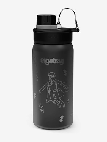 ergobag Drinking Bottle 'Trinkflasche Trinkflasche' in Black: front