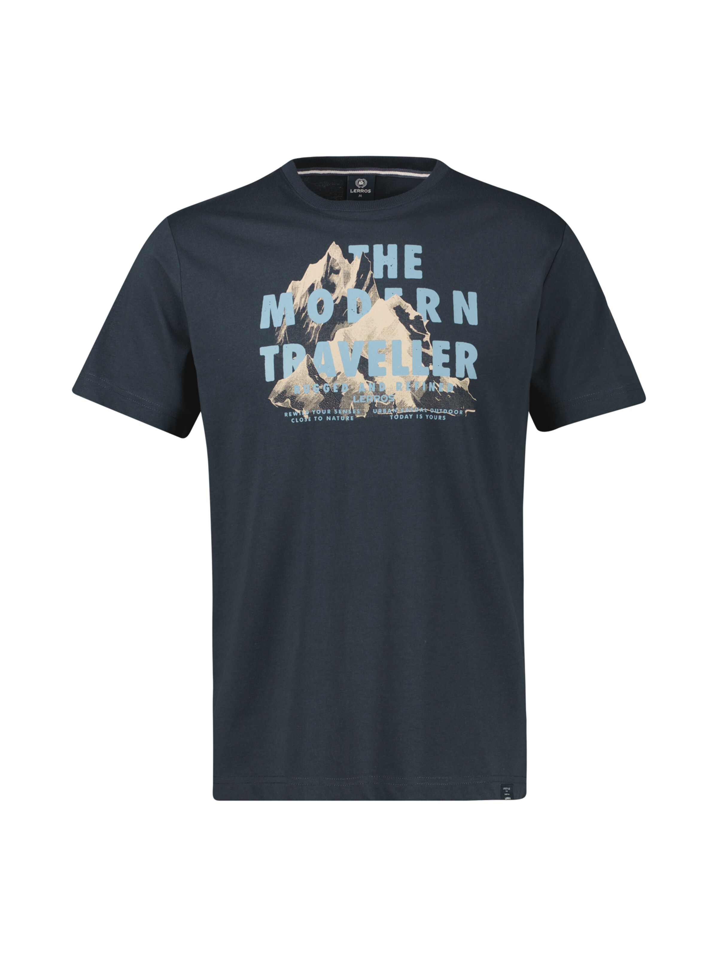 LERROS Shirt in L in Navy / Mixed colours, Item view