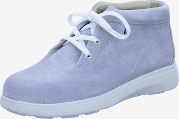 Finn Comfort Lace-Up Ankle Boots 'SPA' in Blue: front