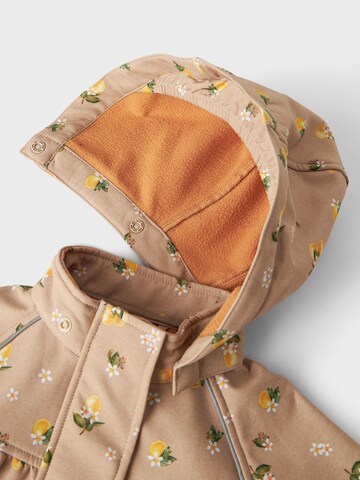 NAME IT Weatherproof jacket 'NMFAlfa08' in Beige